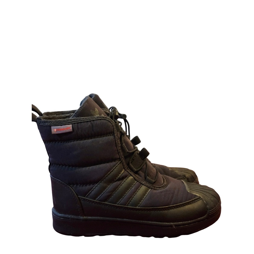 Adidas Originals Superstar 360 Kids Insulated Boots Size 2.5 US 2 1/2 Black Hi